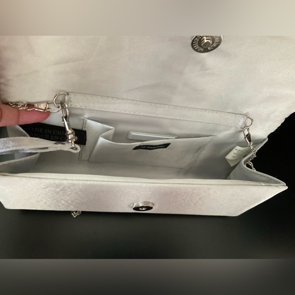 Silver Wedding Clutch Purse - Picture 4 of 4